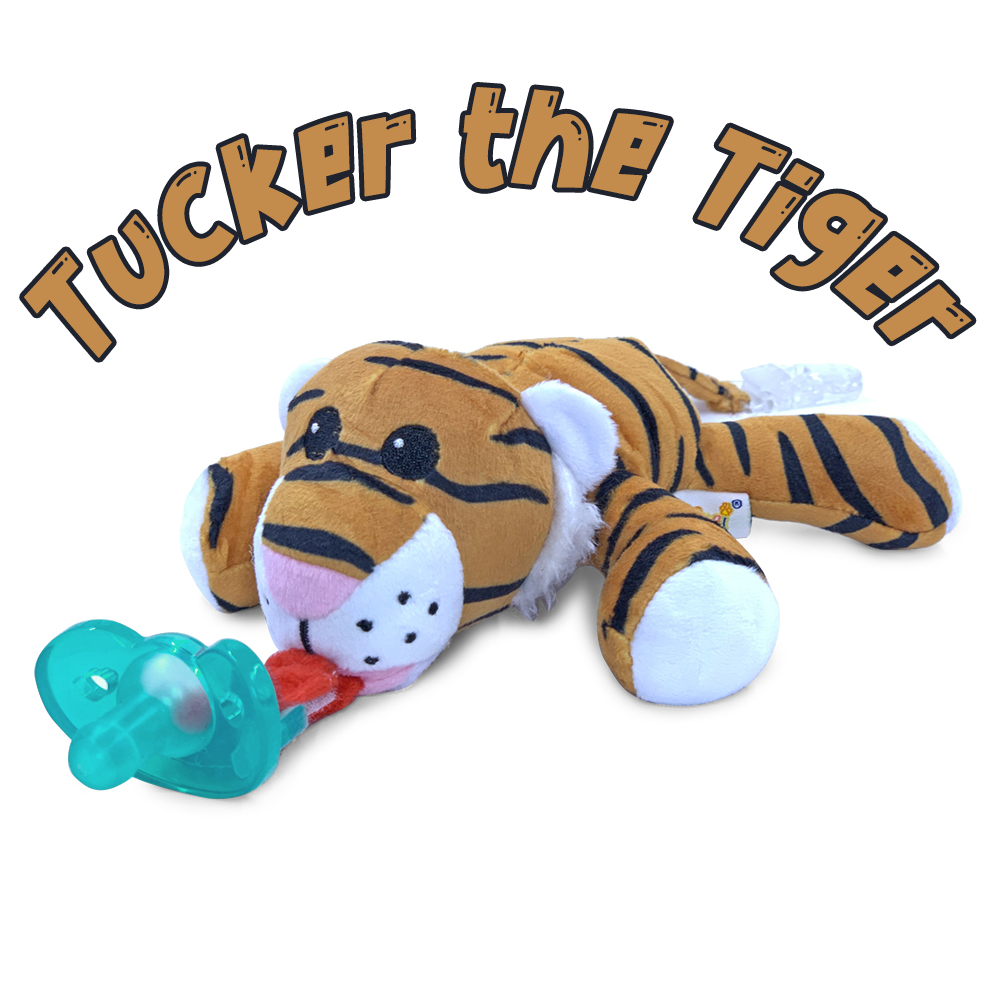 Tucker The Tiger Baby Pacifier Toy